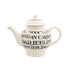 Black Toast 4 Mug Teapot